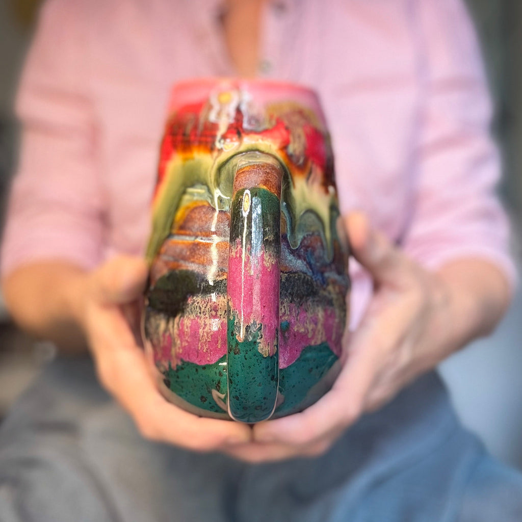01-A New Earth Swirly Mug, 30 oz.