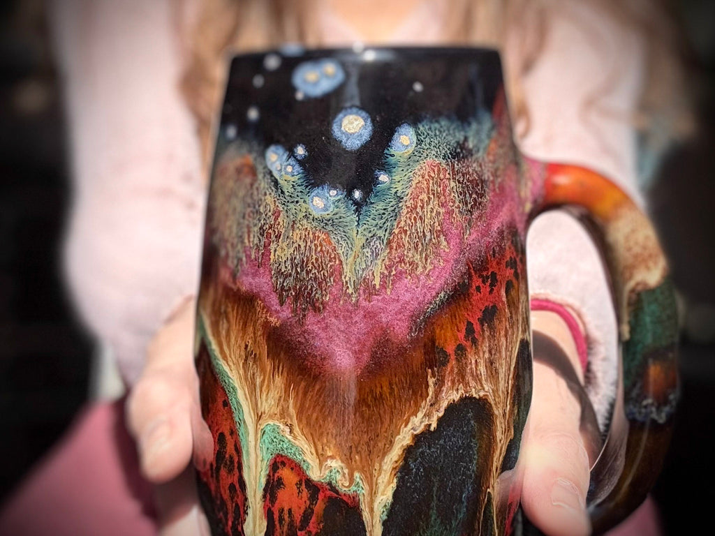 01-B Starry Night Mug, 24 oz.