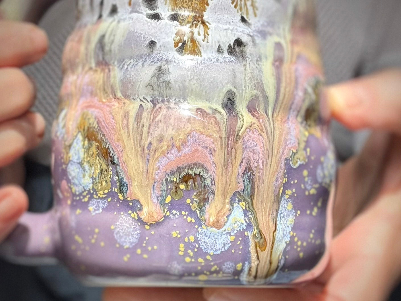 01-C Lavender Fields Swirly Mug - TOP SHELF, 24 oz.