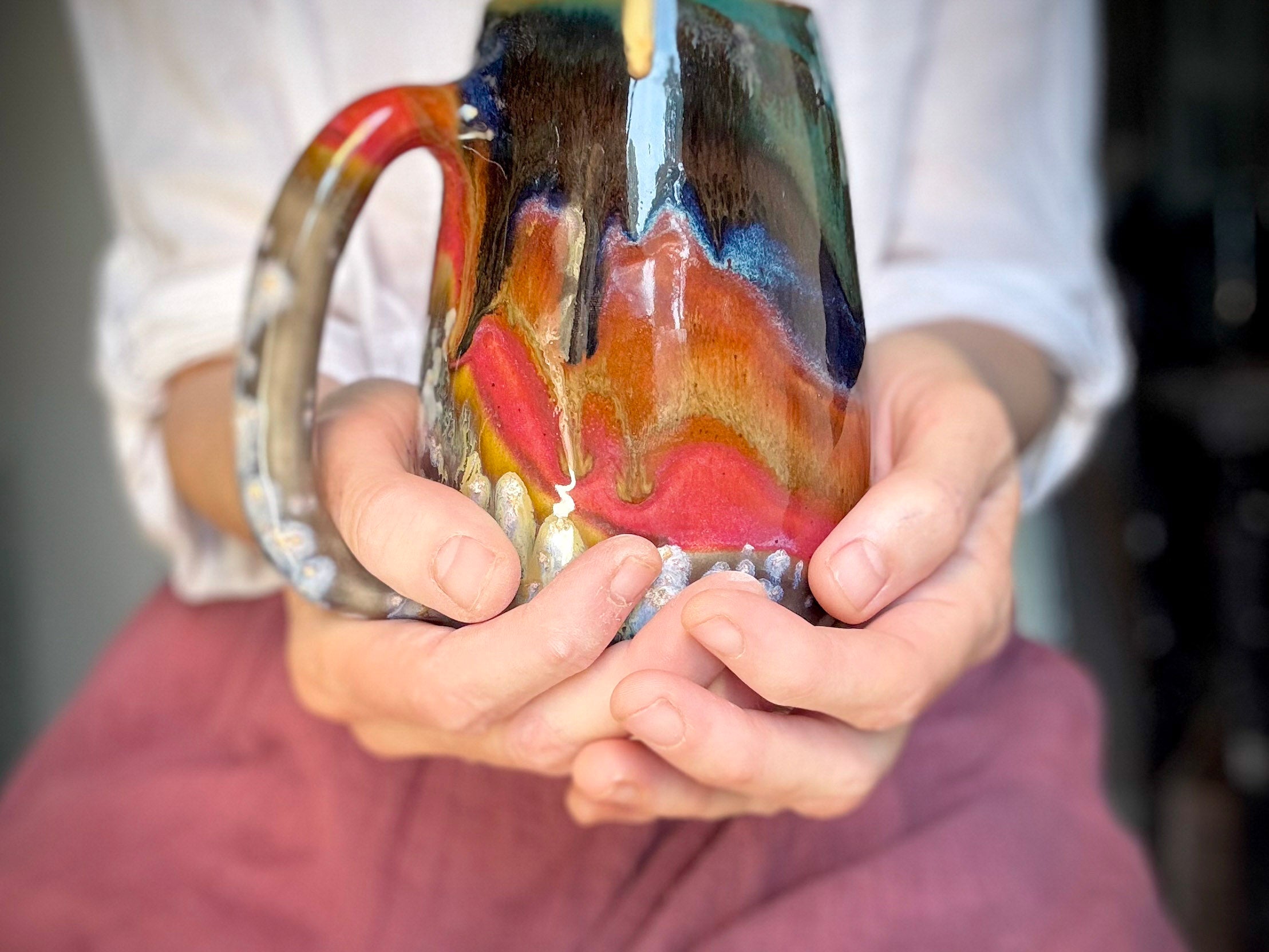 01-C Rainbow PROTOTYPE Mug - TOP SHELF, 24 oz.