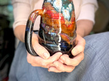 Load image into Gallery viewer, 01-A Rainbow Valley Swirly Mug - TOP SHELF, 27 oz.
