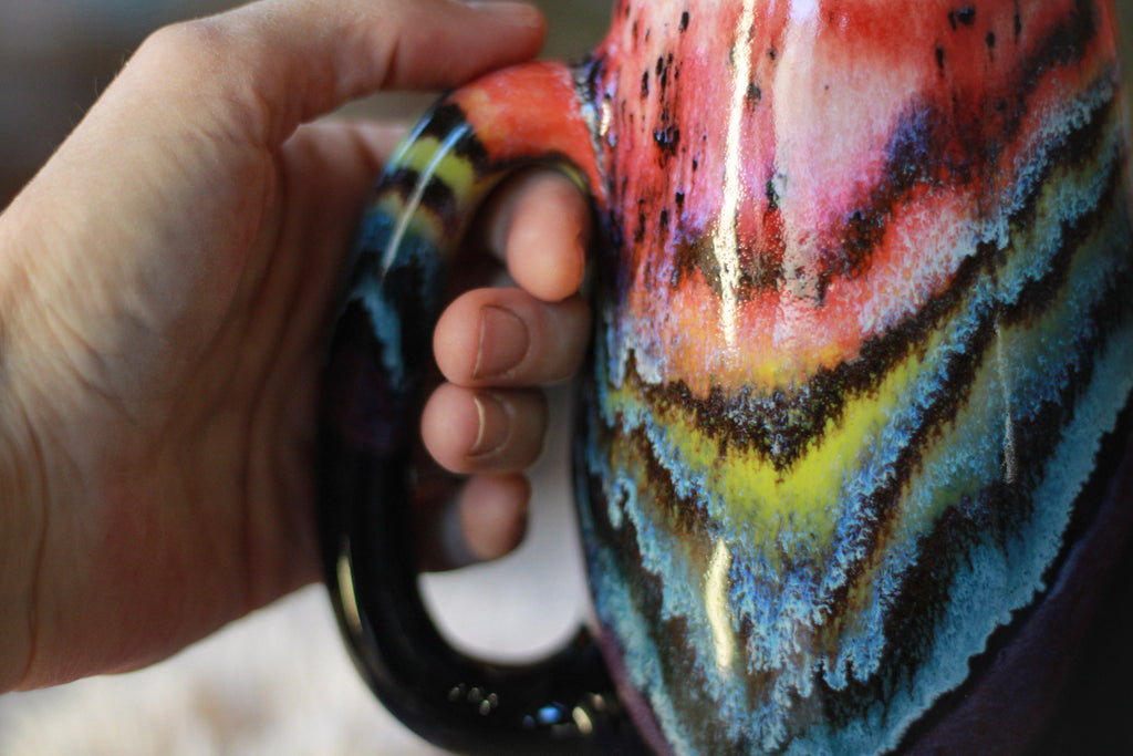 01-C Rainbow Family Mug - TOP SHELF, 24 oz.