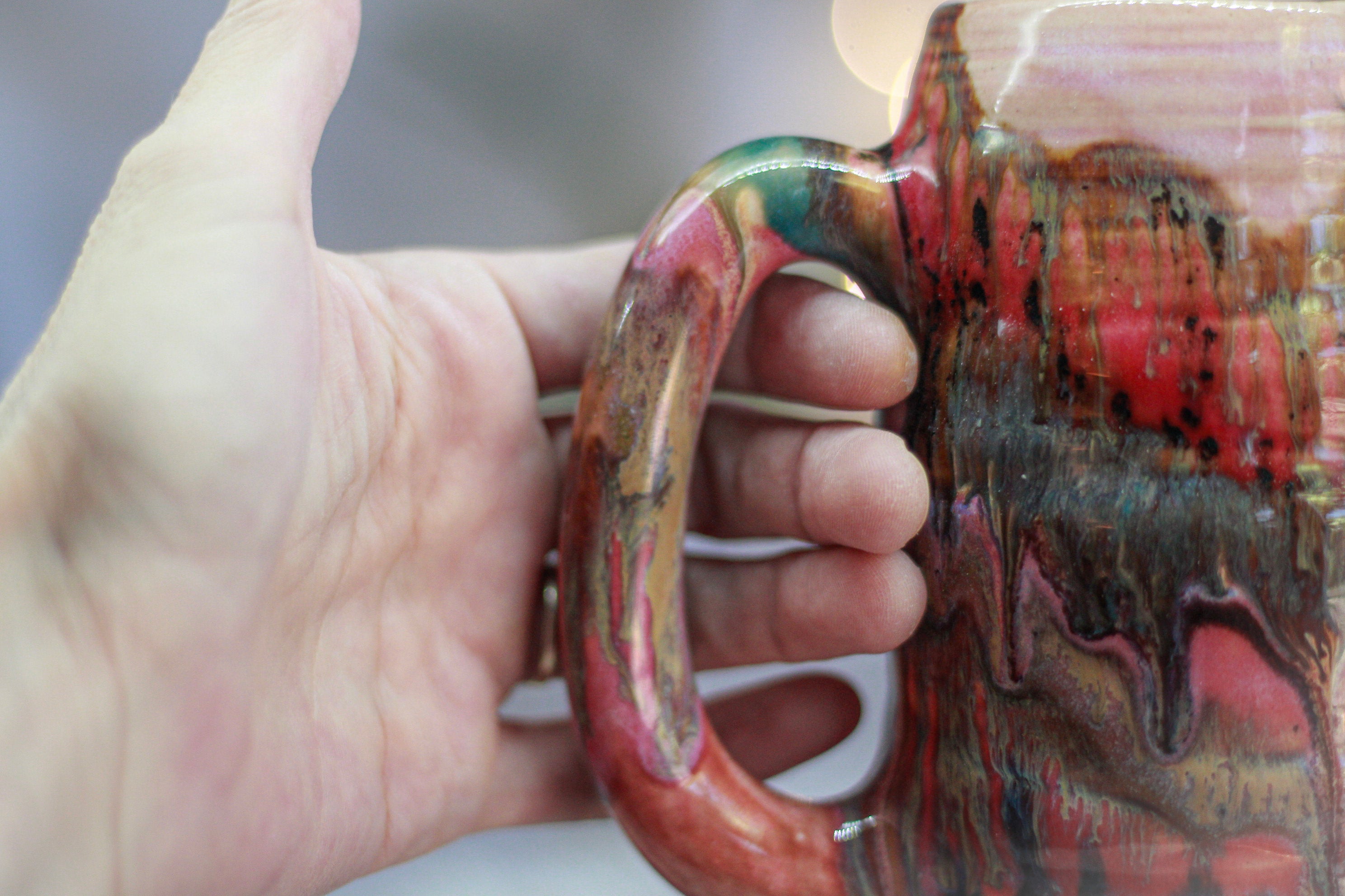 01-A+ Strawberry Hills PROTOTYPE Textured Mug - TOP SHELF NEXT LEVEL, 18 oz.