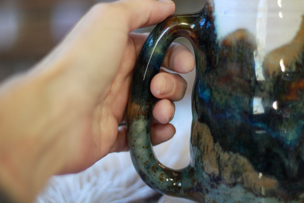 01-A Green Mountain Magic Textured Mug - TOP SHELF, 24 oz.