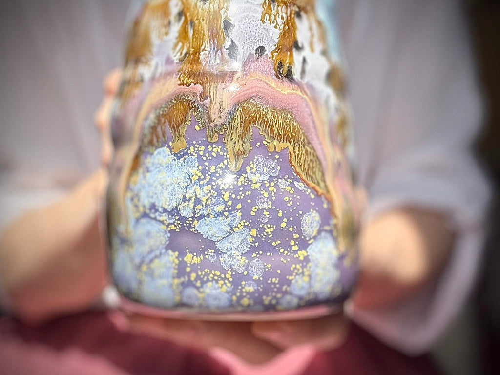 05-C Lavender Fields Swirly Mug - TOP SHELF MISFIT, 24 oz.