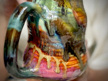 Load image into Gallery viewer, 01-E Olive &#39;FLOW&#39; Textured Divot Mug, 22 oz. (This listing is for one mug)