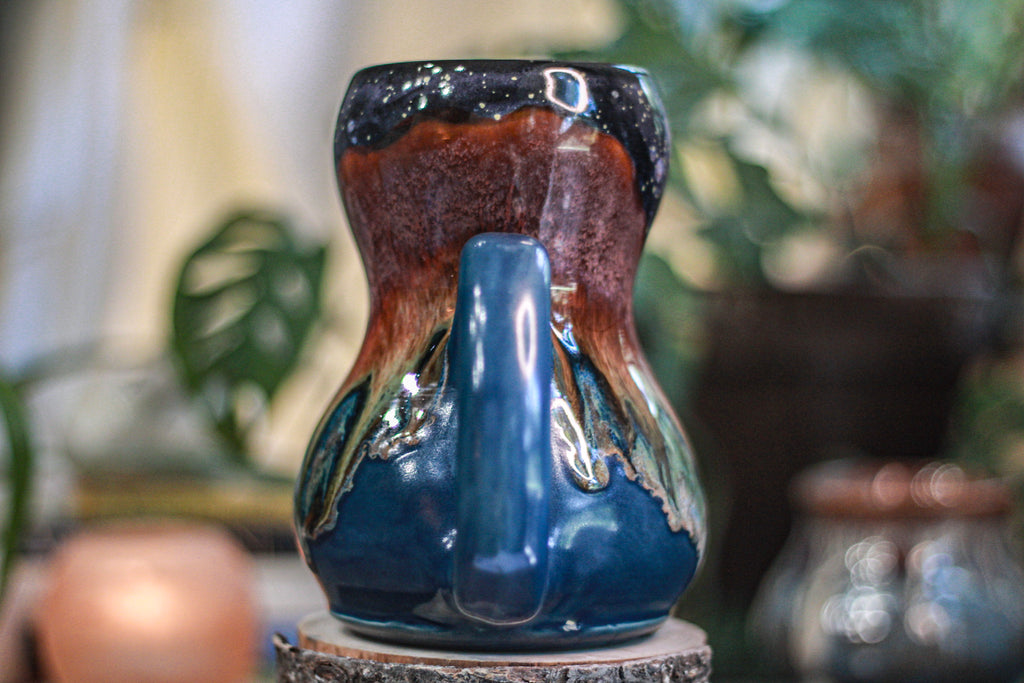 05-B Starry Night Acorn Gourd Mug - TOP SHELF MISFIT, 26 oz.