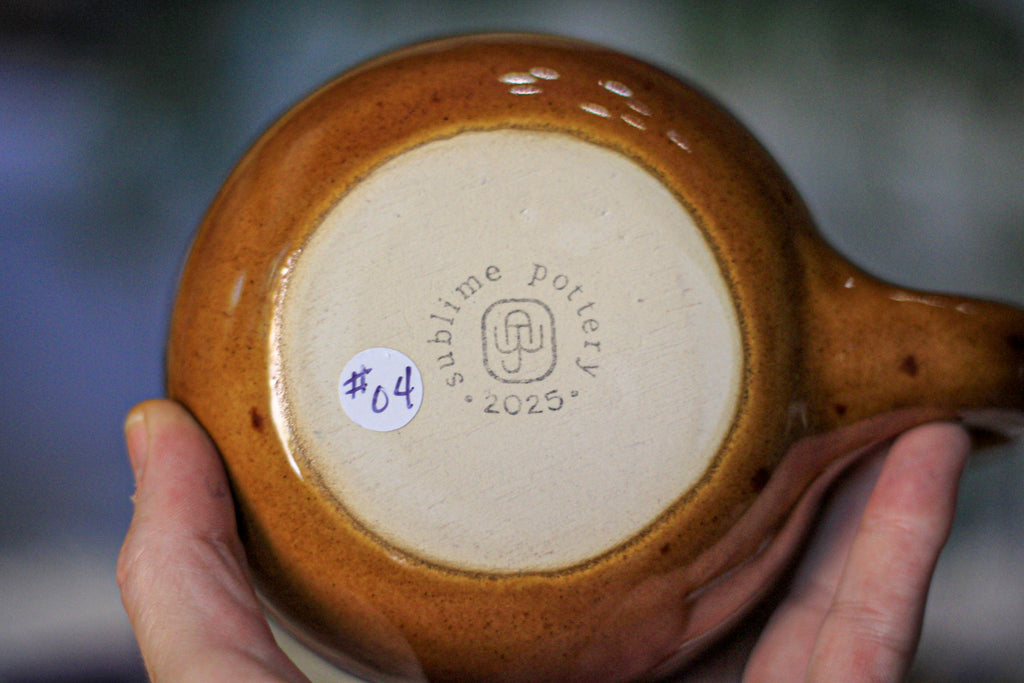 04-E  Honey Bear PROTOTYPE Textured Cozy Mug- TOP SHELF, 21 oz.