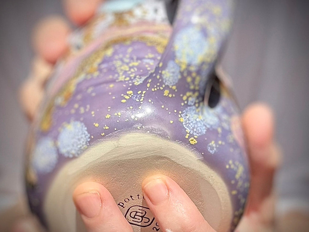 05-C Lavender Fields Swirly Mug - TOP SHELF MISFIT, 24 oz.