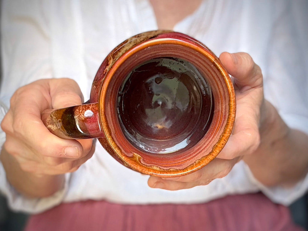 05-D Molten Grotto Textured Flared Mug, 21 oz.
