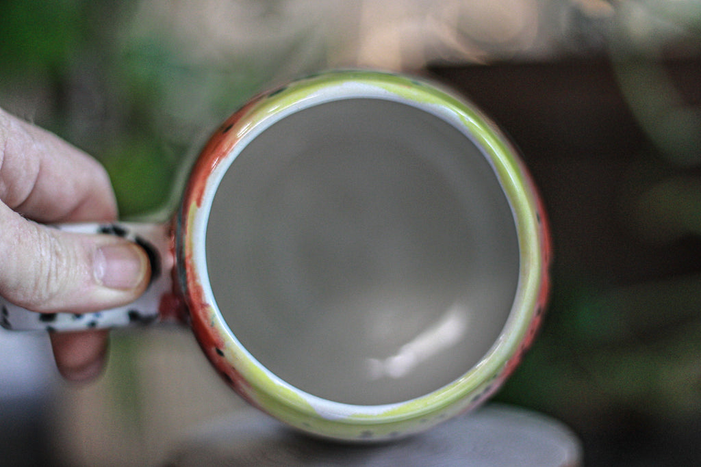 05-B Desert Rainbow Gourd Mug, 22 oz.