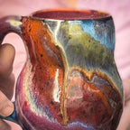05-C Midnight Rainbow Curvy Mug, 20 oz.