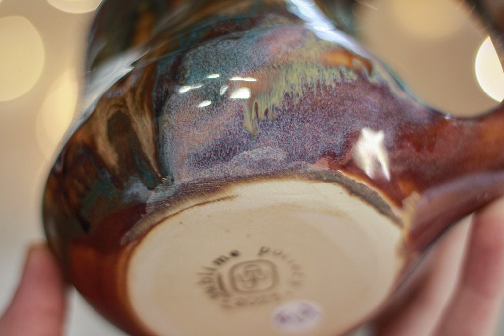 04-C Rainbow Cavern Textured Divot Mug - TOP SHELF MISFIT, 16 oz.