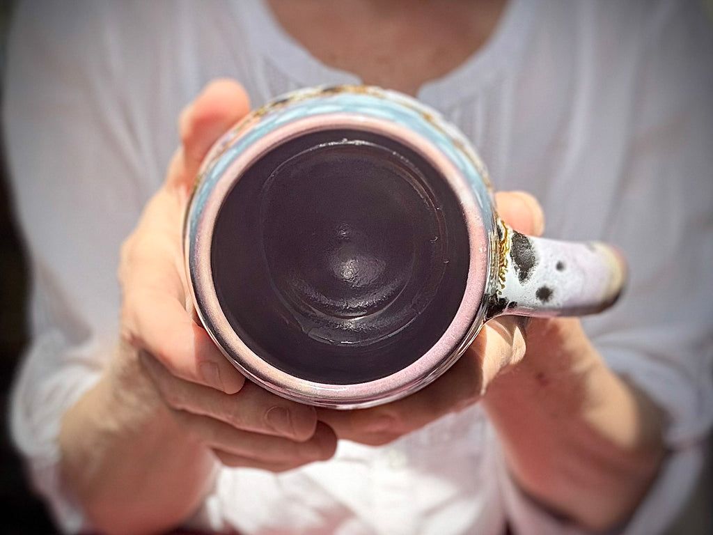 05-C Lavender Fields Swirly Mug - TOP SHELF MISFIT, 24 oz.