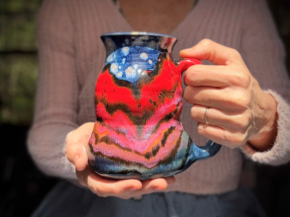 06-A Rainbow Family Variation Cuddle Mug, 23 oz.