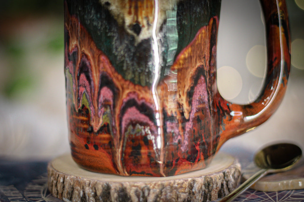 05-A Desert Oasis Textured Stein Mug - TOP SHELF, 21 oz.