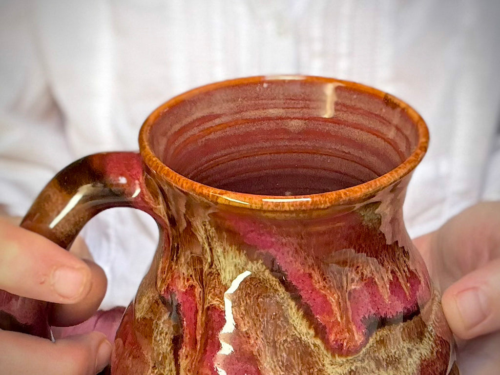 05-D Molten Grotto Textured Flared Mug, 21 oz.