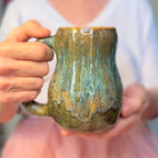 06-D Mossy Wave Gourd Mug, 20 oz.
