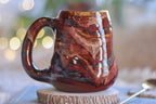 05-D Cinnamon Grotto Textured Divot Mug, 17 oz.
