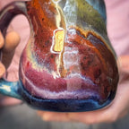 05-C Midnight Rainbow Curvy Mug, 20 oz.