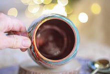 Load image into Gallery viewer, 03-B Turquoise 'FLOW' Mug - TOP SHELF, 17 oz.