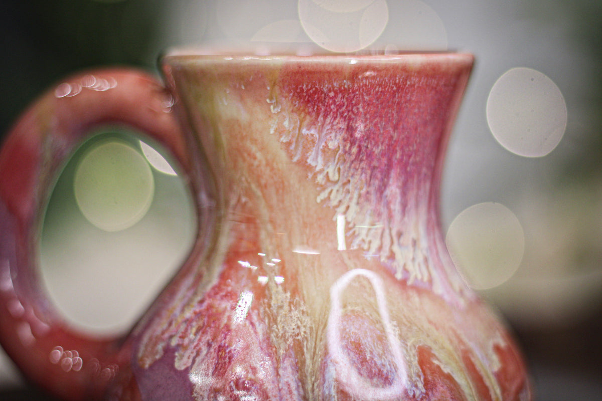 06-E Pink EXPERIMENT Barely Flared Mug, 14 oz.