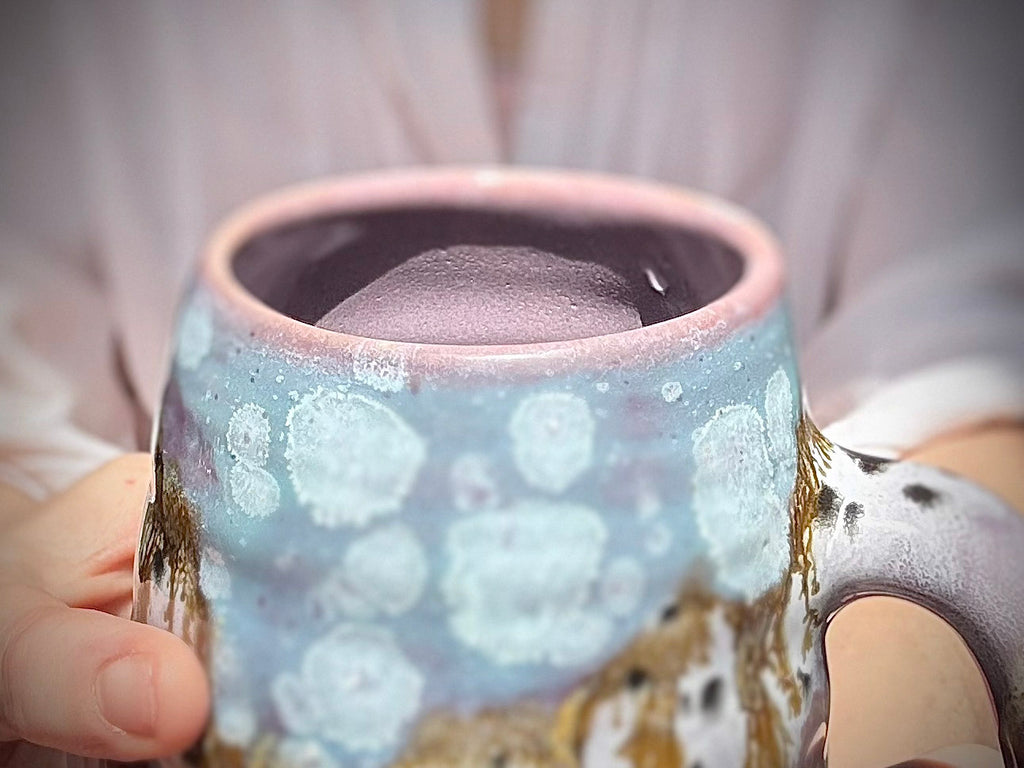 05-C Lavender Fields Swirly Mug - TOP SHELF MISFIT, 24 oz.