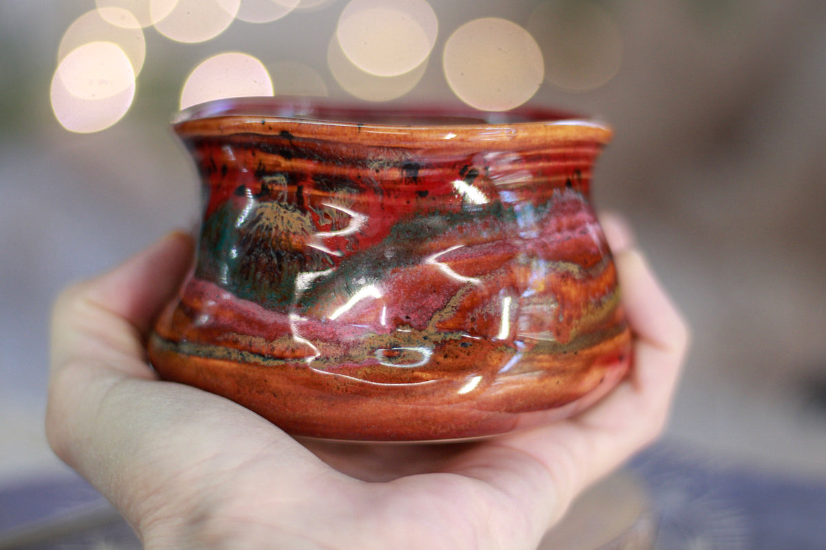 07-TESTER Textured Divot Sipping Bowl, 9 oz.