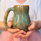 06-D Mossy Wave Gourd Mug, 20 oz.