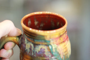 04-C Rainbow Cavern Textured Divot Mug - TOP SHELF MISFIT, 16 oz.