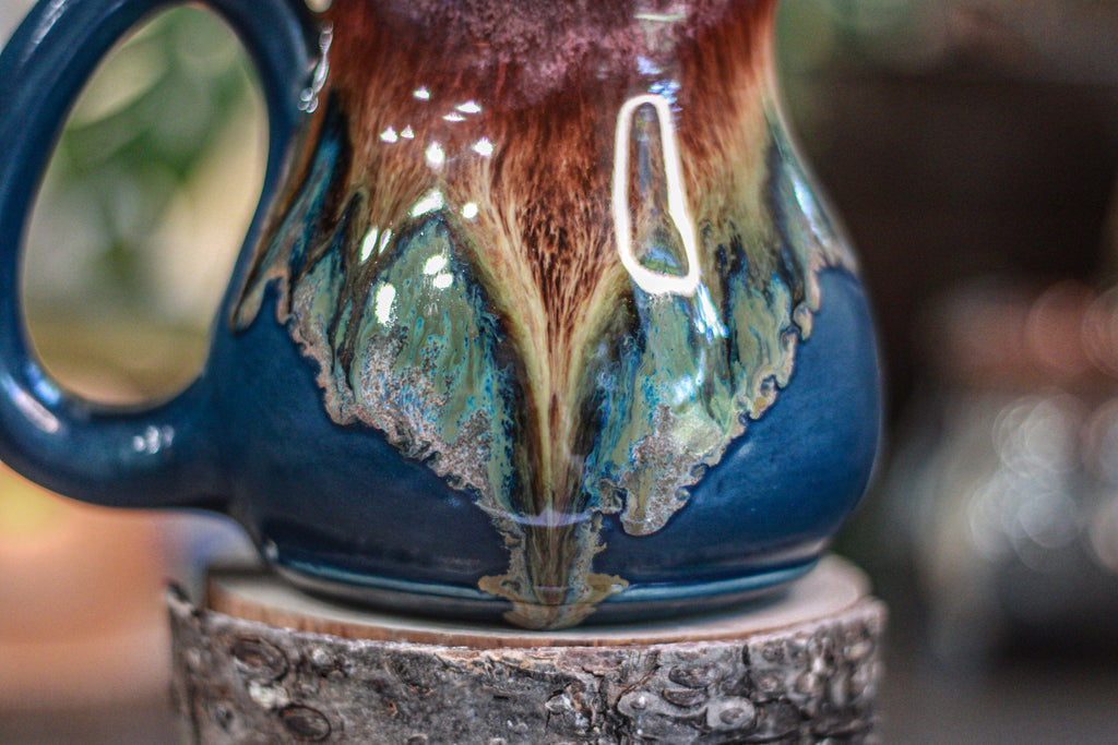05-B Starry Night Acorn Gourd Mug - TOP SHELF MISFIT, 26 oz.