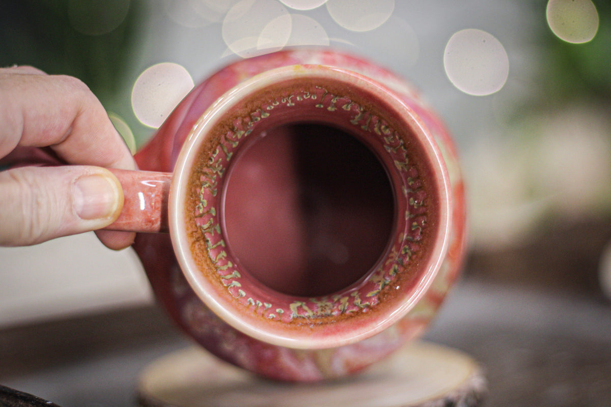 06-E Pink EXPERIMENT Barely Flared Mug, 14 oz.