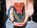 06-C Magenta Haze Textured Mug, 23 oz.