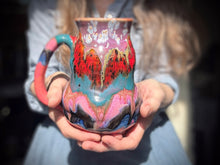 Load image into Gallery viewer, 06-B Strawberry Fields Cuddle Mug - TOP SHELF MISFIT, 24 oz.
