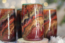 Load image into Gallery viewer, 05-C Amber 'FLOW' Variation PROTOTYPE Textured Cups, 14 oz. (This listing is for one cup)