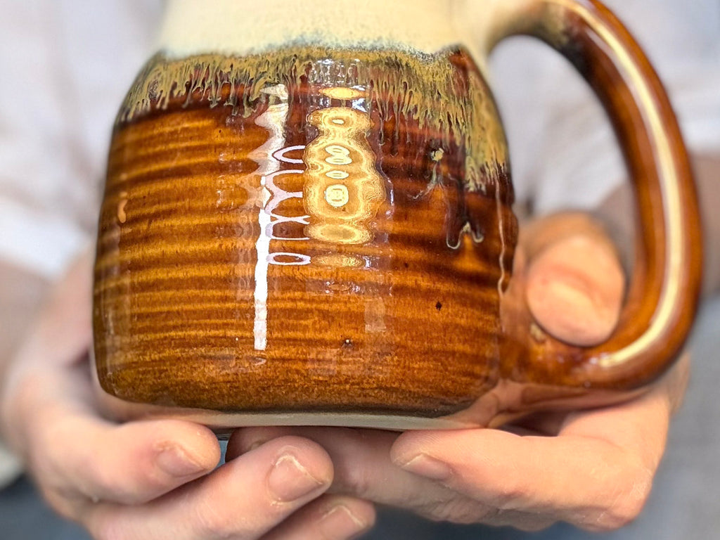 06-SC Barely Flared Textured Mug, 16 oz.