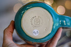03-B Turquoise 'FLOW' Mug - TOP SHELF, 17 oz.