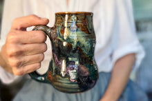 Load image into Gallery viewer, 11-D 'FLOW' EXPERIMENT Barely Flared Textured Mug, 20 oz.