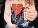 06-C Magenta Haze Textured Mug, 23 oz.