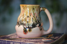 Load image into Gallery viewer, 06-E Granny's Lace Barely Flared Textured Mug, 22 oz.