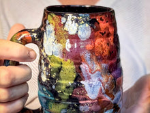 Load image into Gallery viewer, 06-A Rainbow Stellar Swirly Mug - TOP SHELF MISFIT, 26 oz.