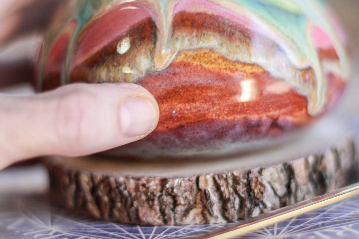 05-B Rainbow 'FLOW' Gourd Cup, 20 oz.