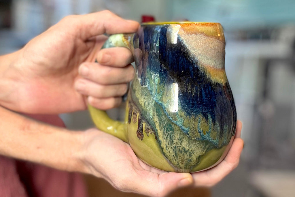13-E Olive PROTOTYPE Curvy Mug - MISFIT, 21 oz. - 10% off