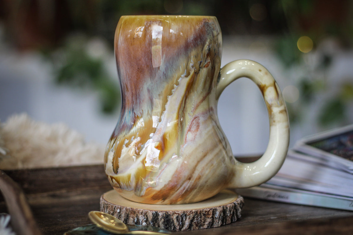 06-C Soft Earth Series Gourd Mug, 20 oz.