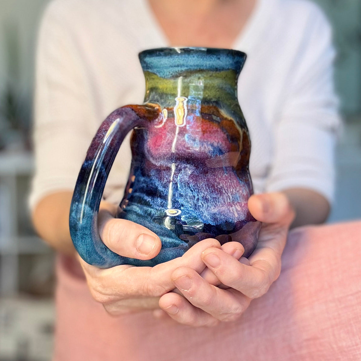 05-C Midnight Rainbow Cuddle Mug, TOP SHELF - 26 oz.