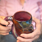 05-C Midnight Rainbow Curvy Mug, 20 oz.