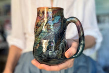 Load image into Gallery viewer, 11-D 'FLOW' EXPERIMENT Barely Flared Textured Mug, 20 oz.