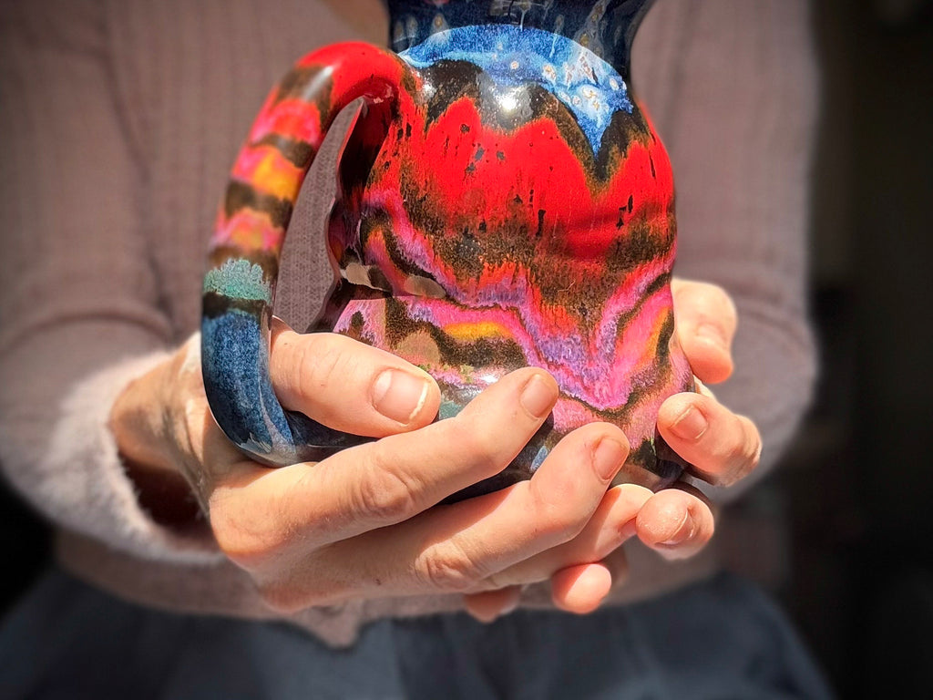 06-A Rainbow Family Variation Cuddle Mug, 23 oz.