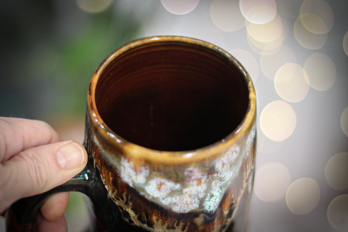 05-A Desert Oasis Textured Stein Mug - TOP SHELF, 21 oz.