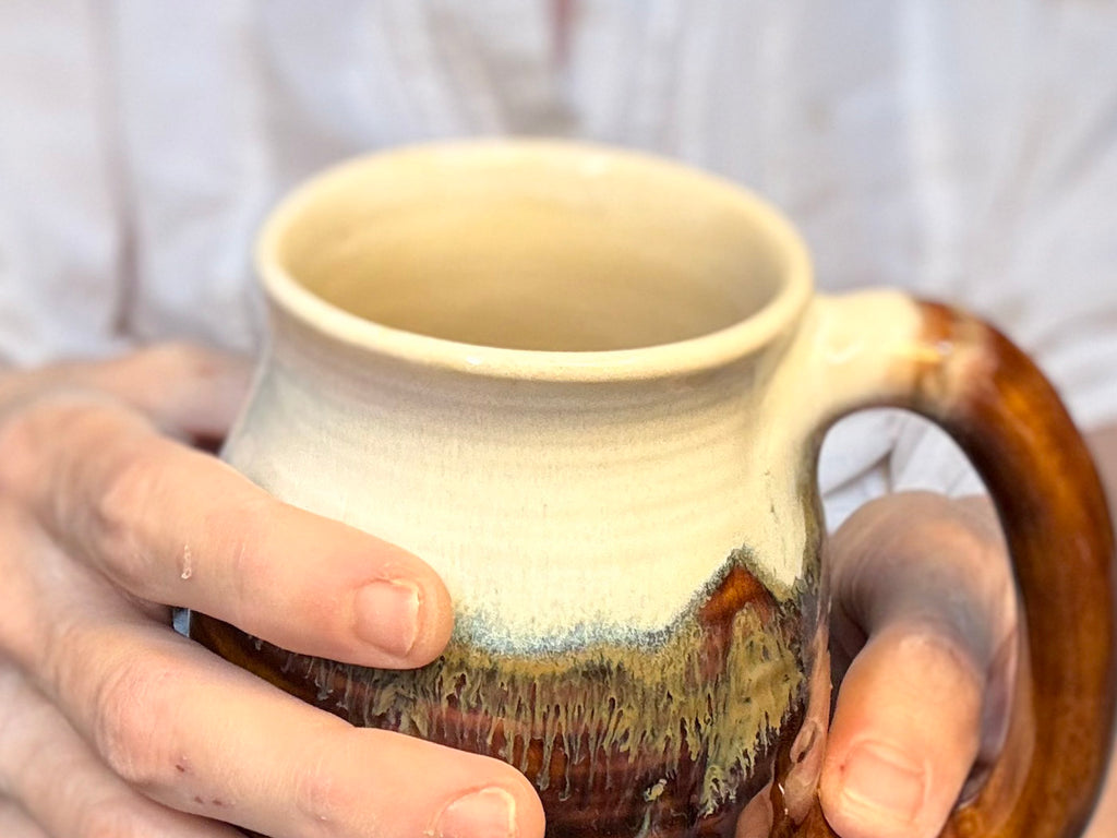 06-SC Barely Flared Textured Mug, 16 oz.
